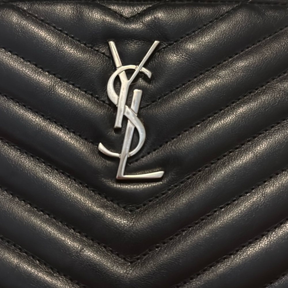 Yves Saint Laurent Black Clutch - Picture 4 of 8